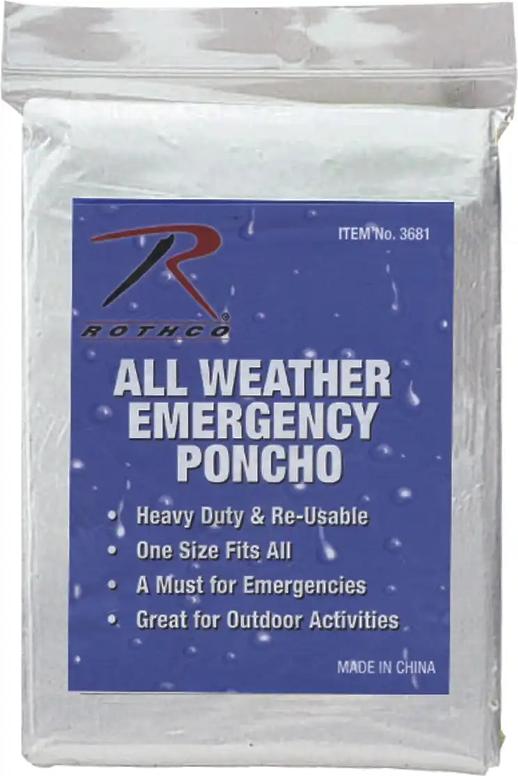 Rothco All Weather Emergency Poncho