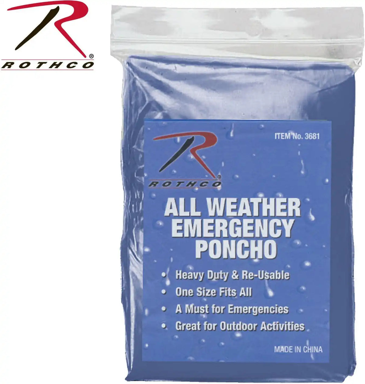 Rothco All Weather Emergency Poncho