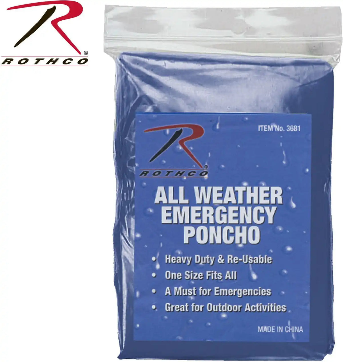 Rothco All Weather Emergency Poncho