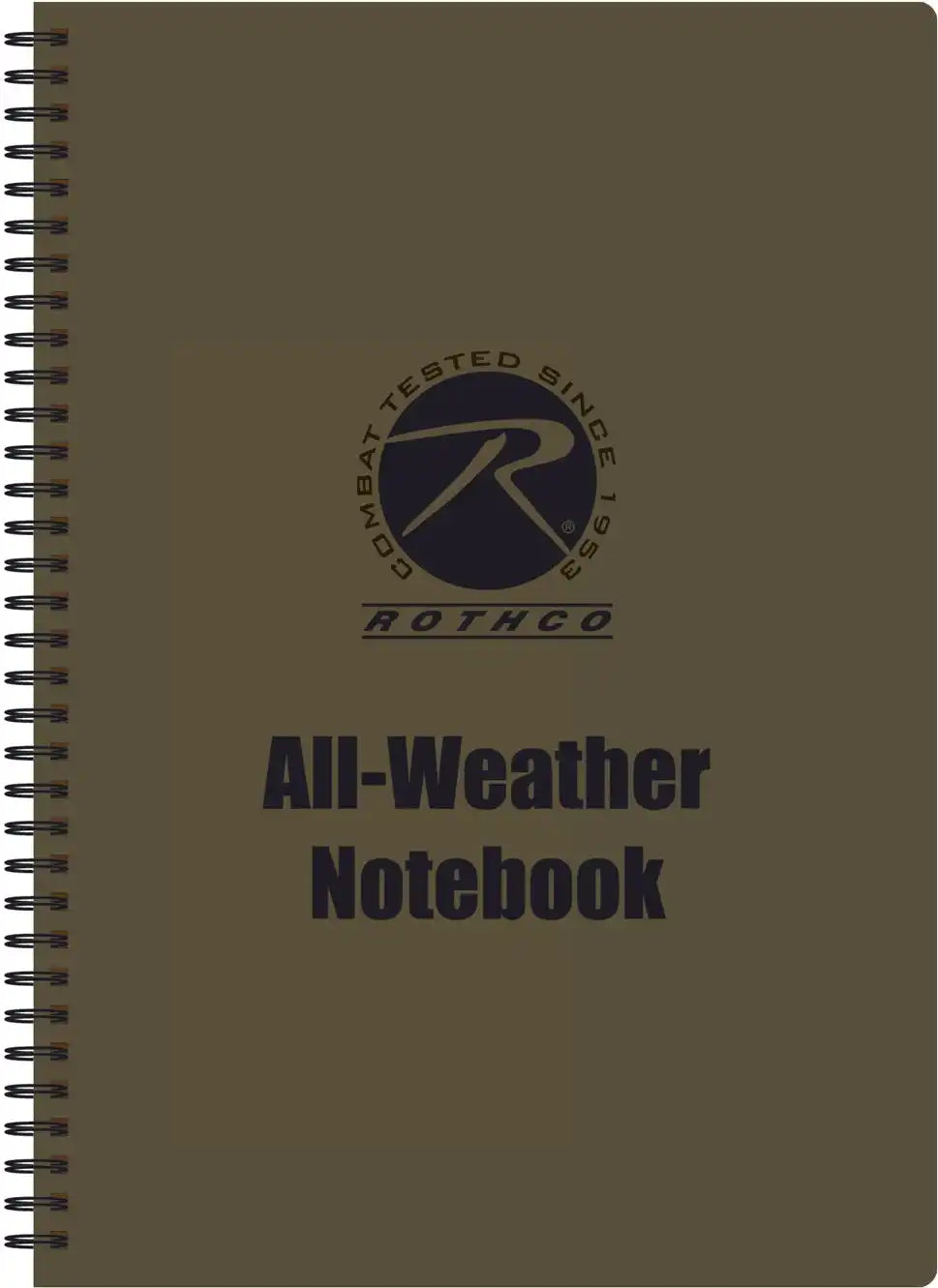 Rothco All Weather Waterproof Notebook Coyote Brown / 4’’ x 6’’