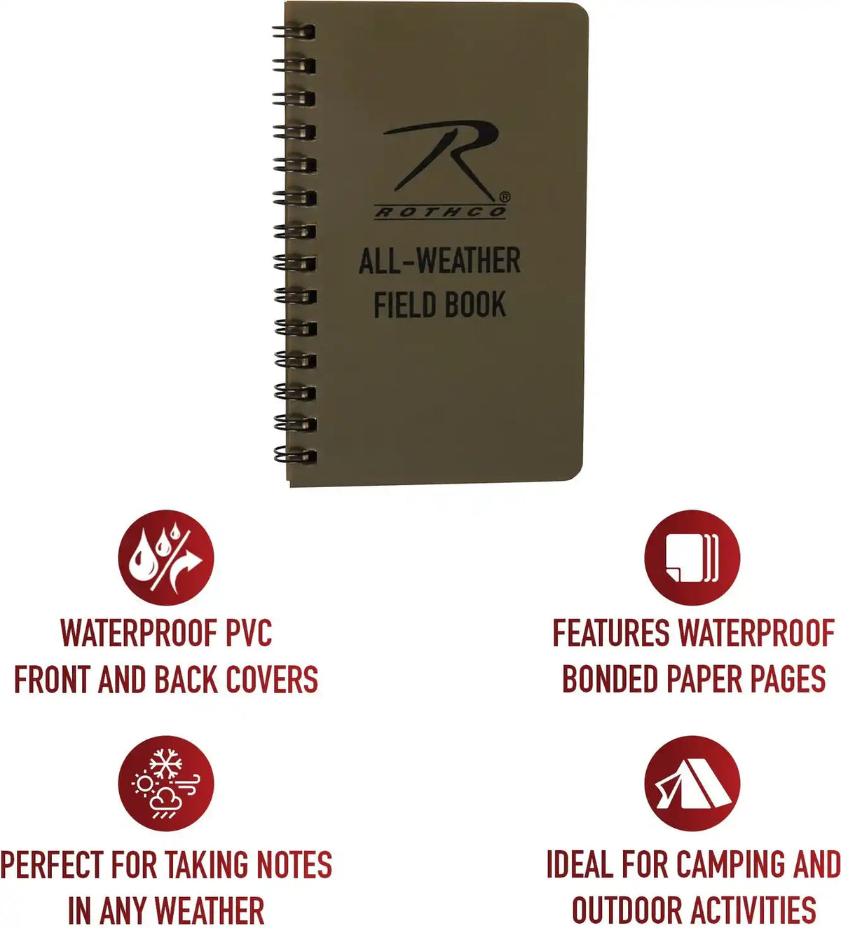 Rothco All Weather Waterproof Notebook