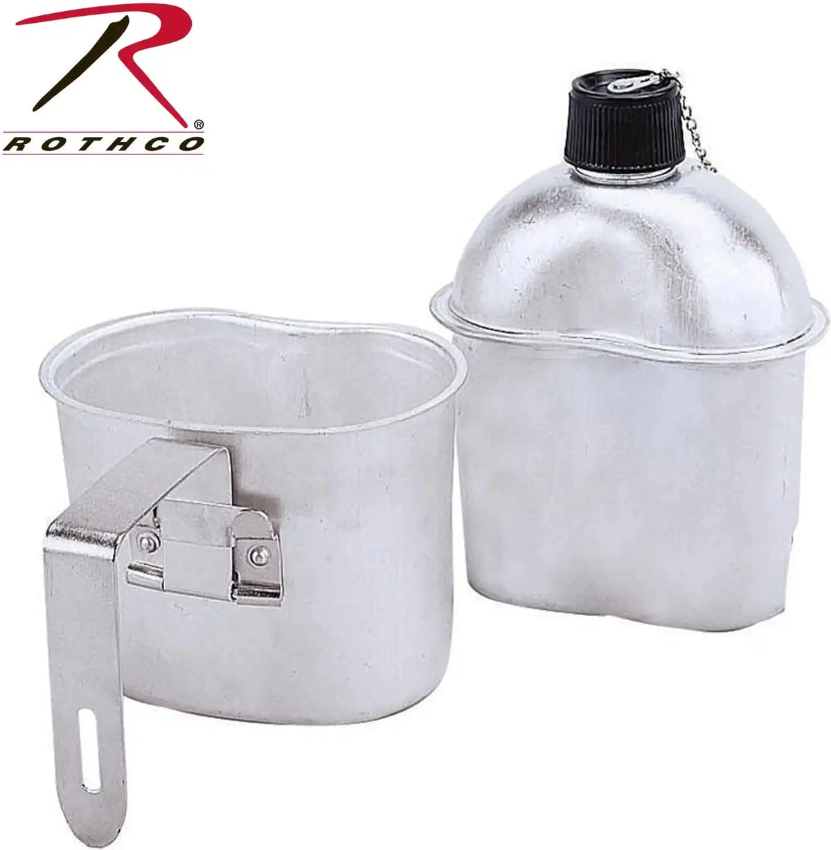 Rothco Aluminum Canteen Cup - Silver