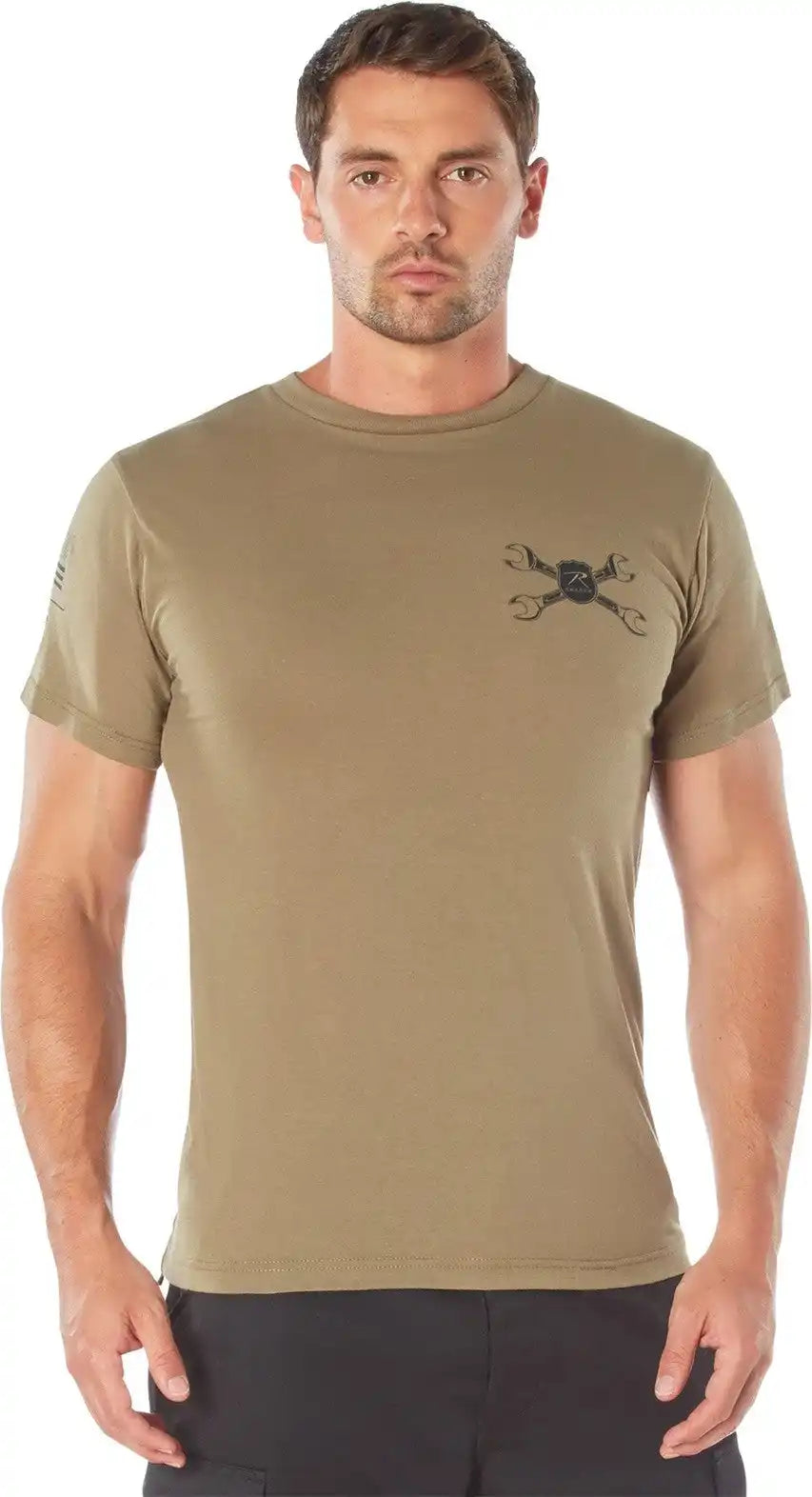 Rothco American Strength T-shirt - Coyote Brown / s