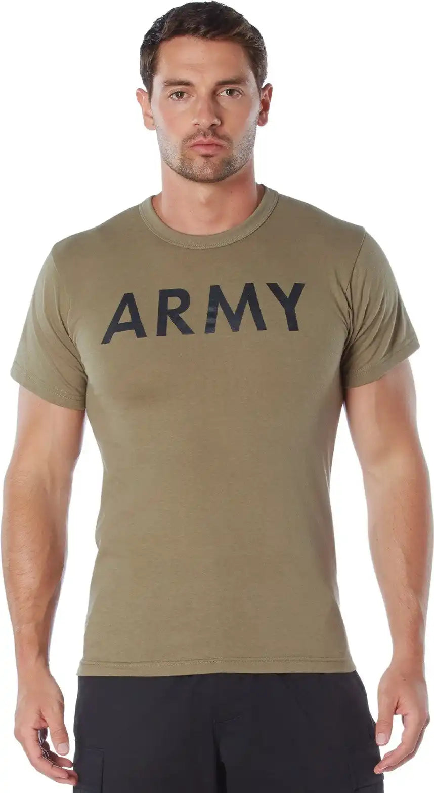 Rothco Ar 670-1 Coyote Brown Army Physical Training T-shirt