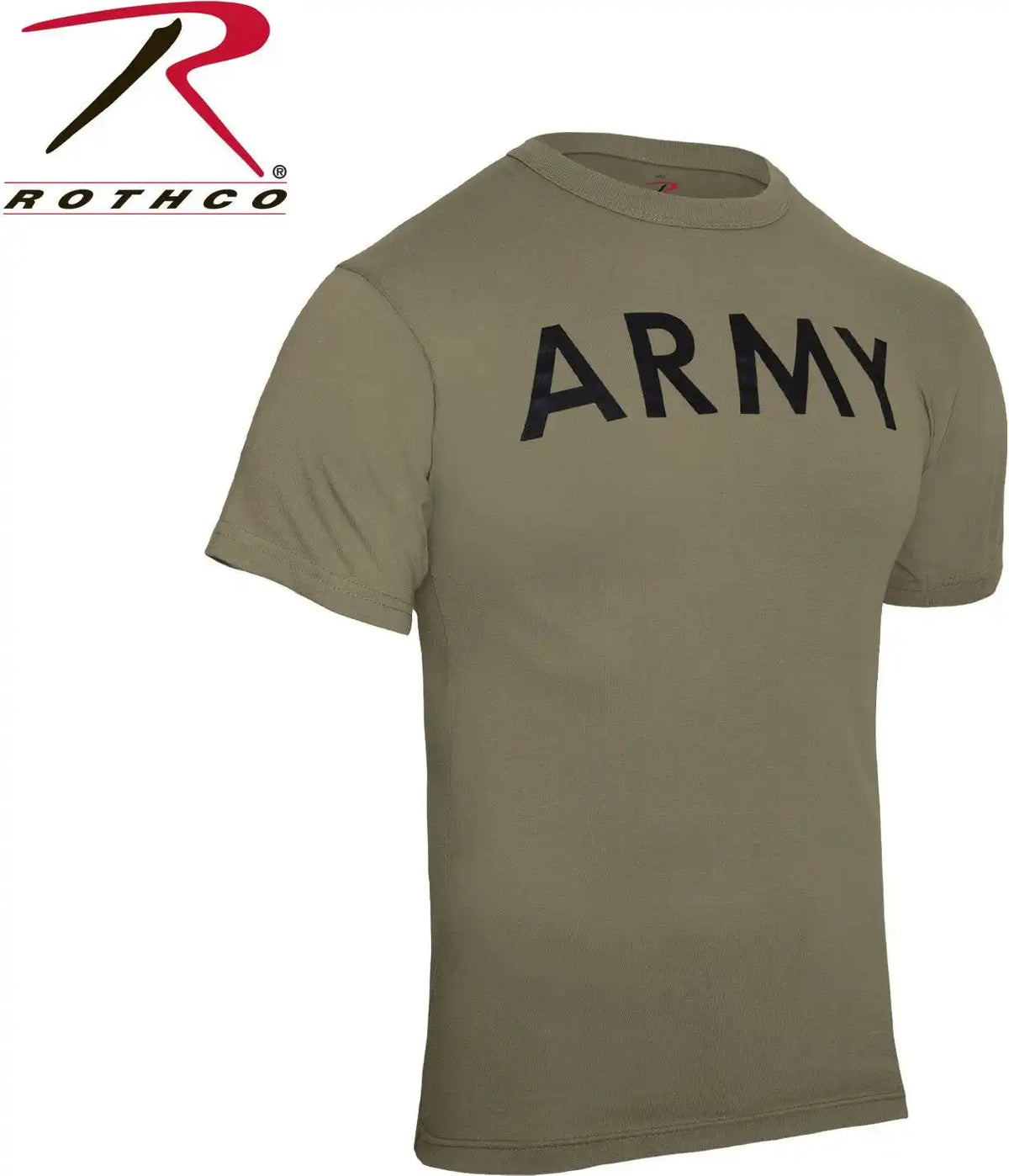 Rothco Ar 670-1 Coyote Brown Army Physical Training T-shirt