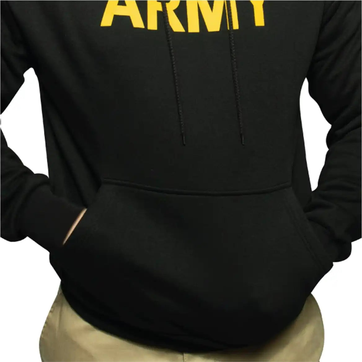 Rothco Army Printed Pullover Hoodie - Black