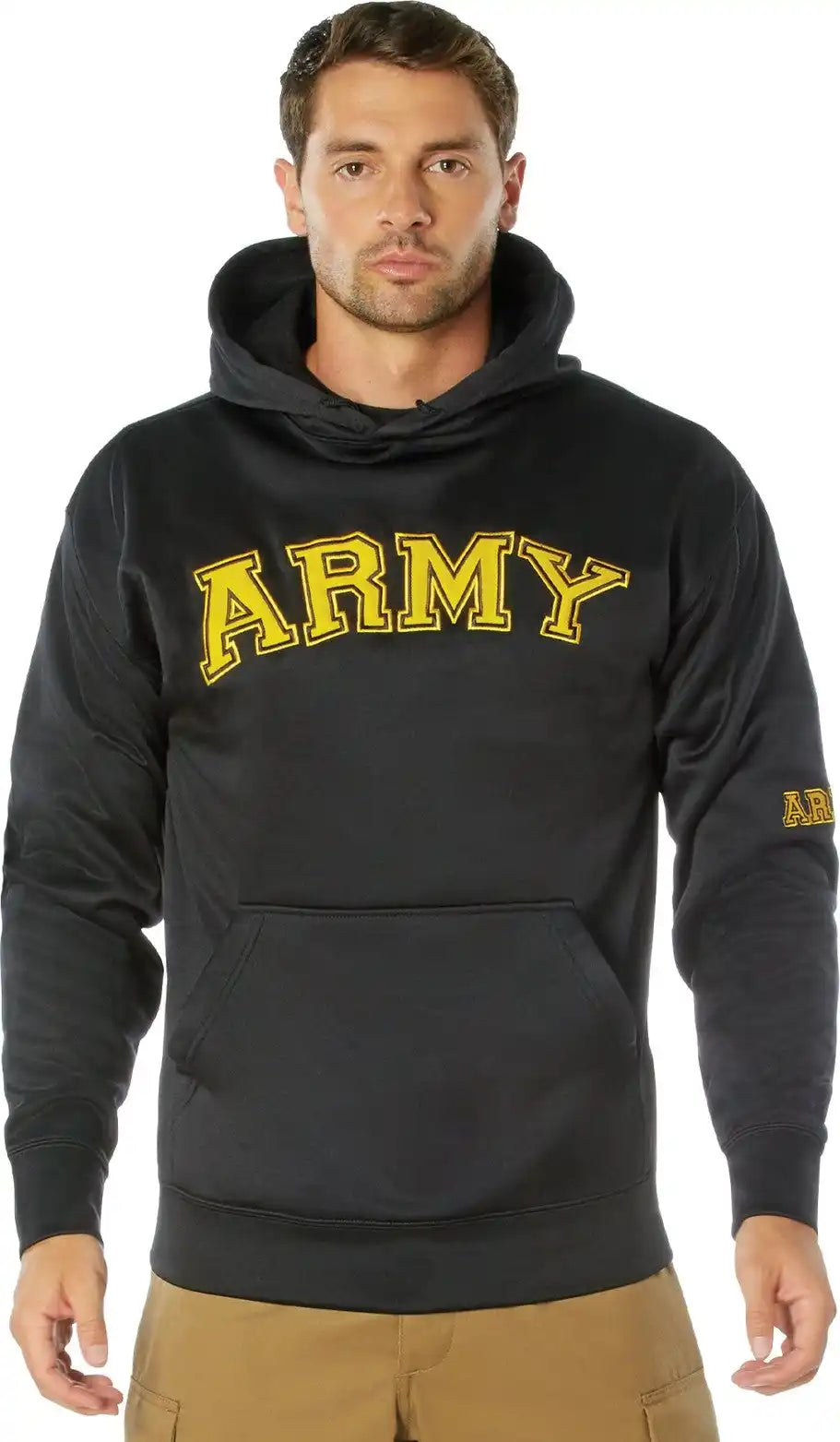 Rothco Army Pullover Hoodie - Black