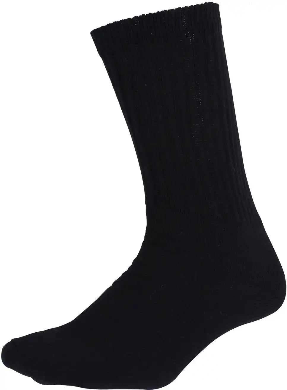 Rothco Athletic Crew Socks - Black / 10 - 13