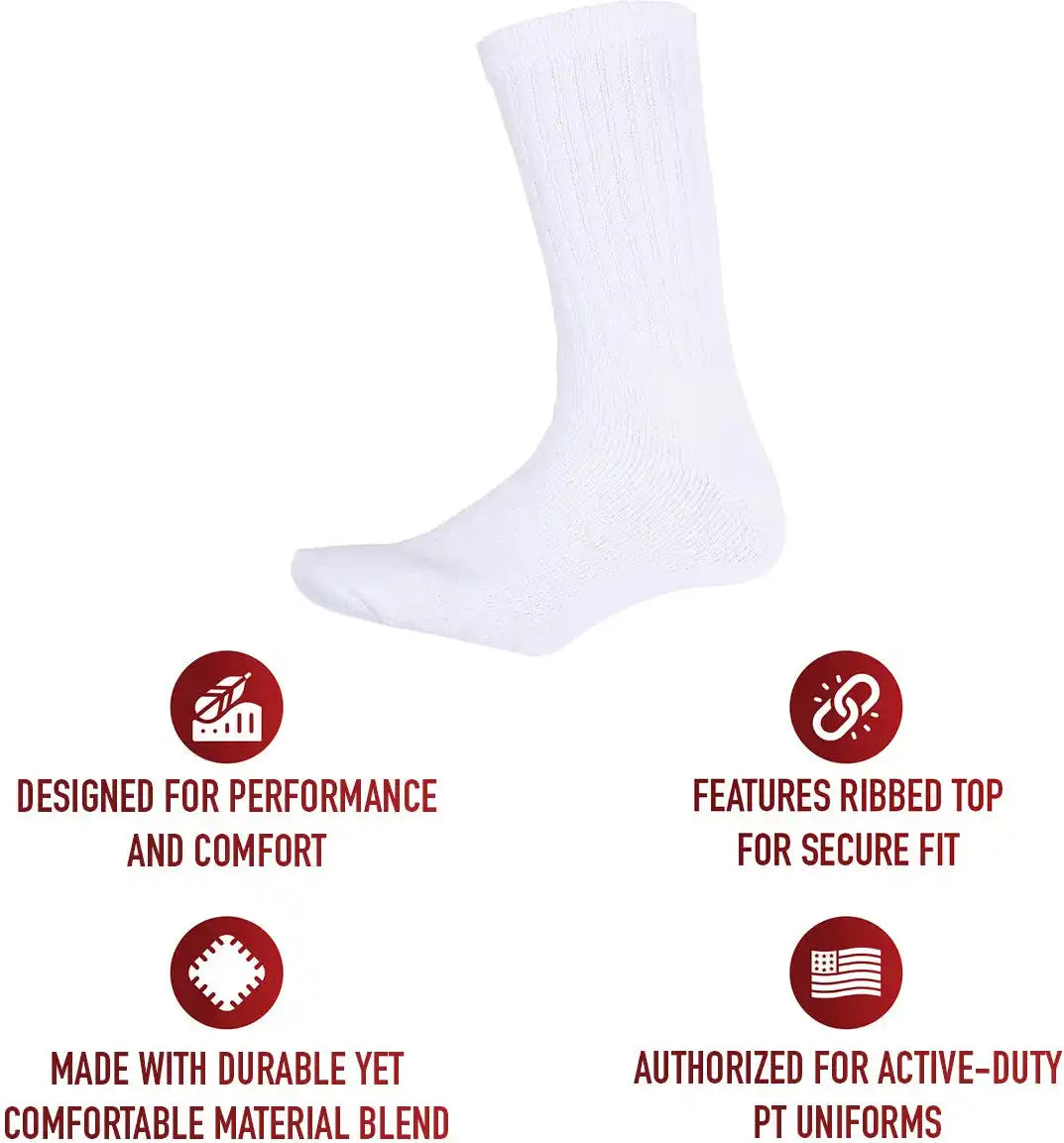 Rothco Athletic Crew Socks