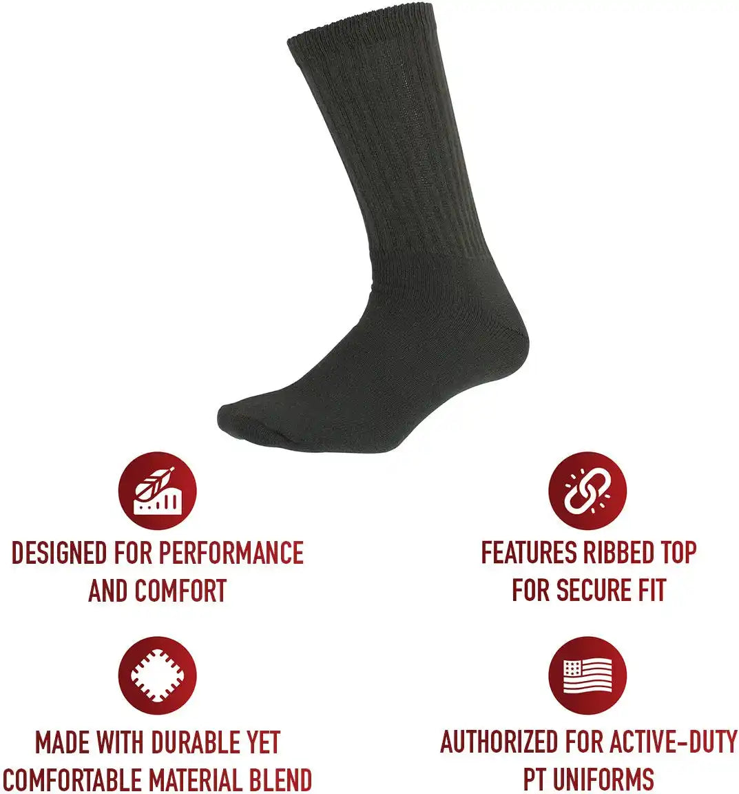 Rothco Athletic Crew Socks
