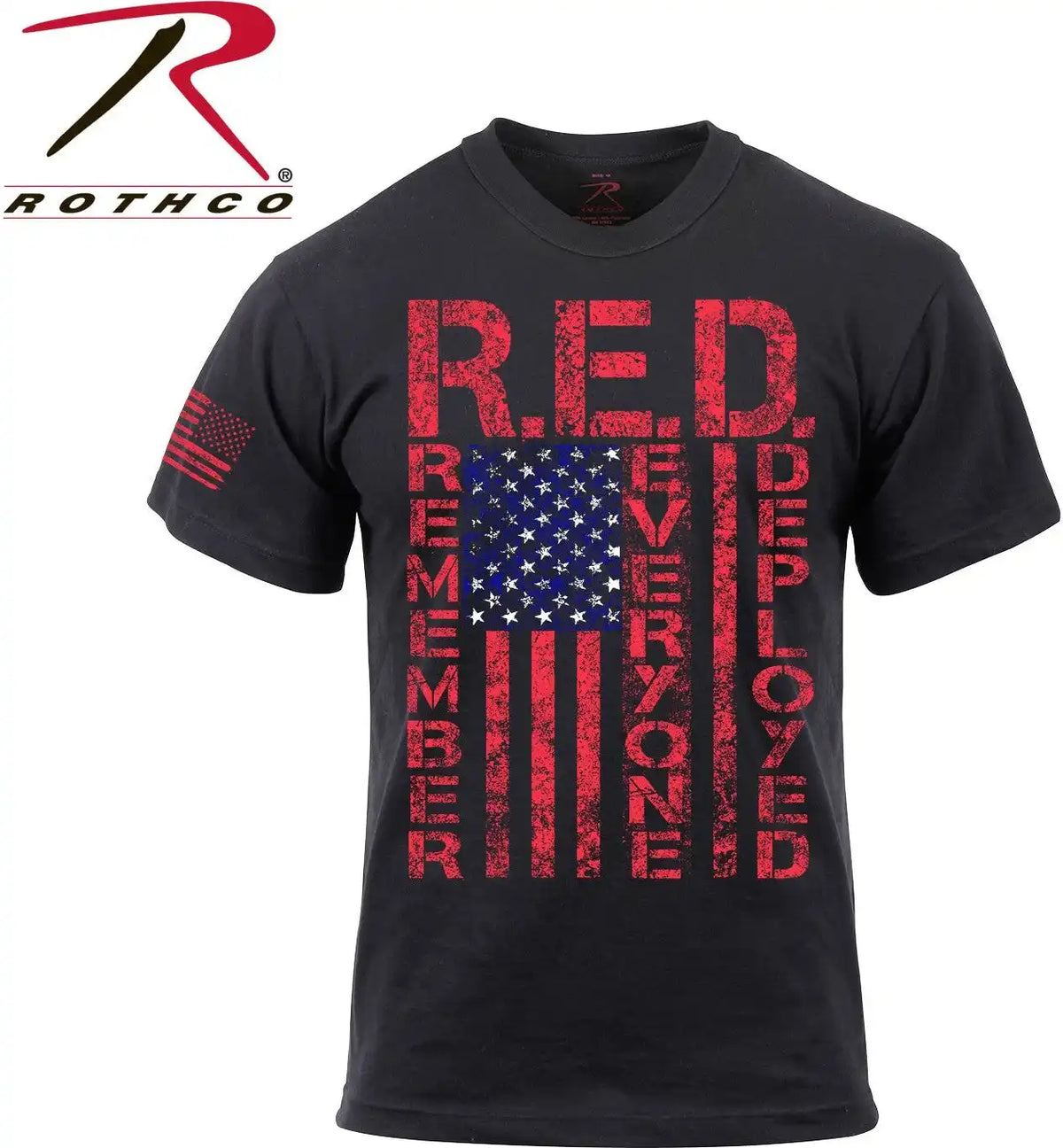 Rothco Athletic Fit R.e.d. (remember Everyone Deployed) T-shirt