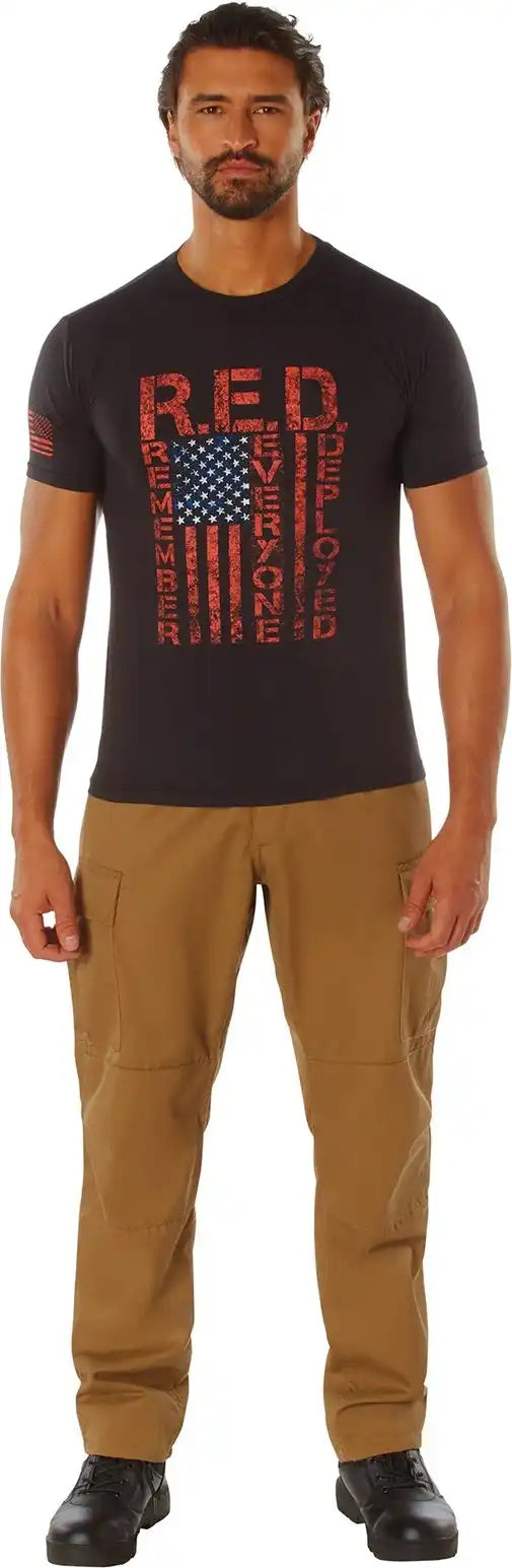 Rothco Athletic Fit R.e.d. (remember Everyone Deployed) T-shirt