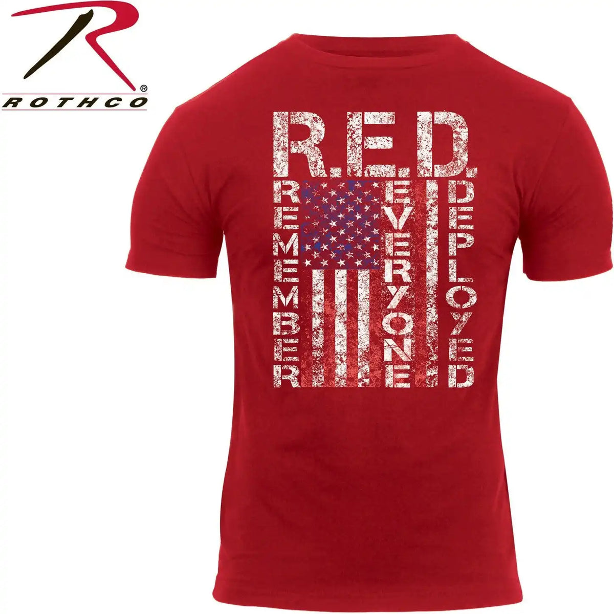 Rothco Athletic Fit R.e.d. (remember Everyone Deployed) T-shirt