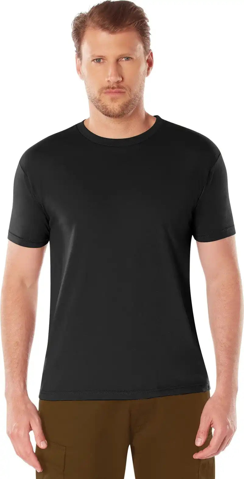 Rothco Athletic Fit Solid Color T-shirt - Black / s