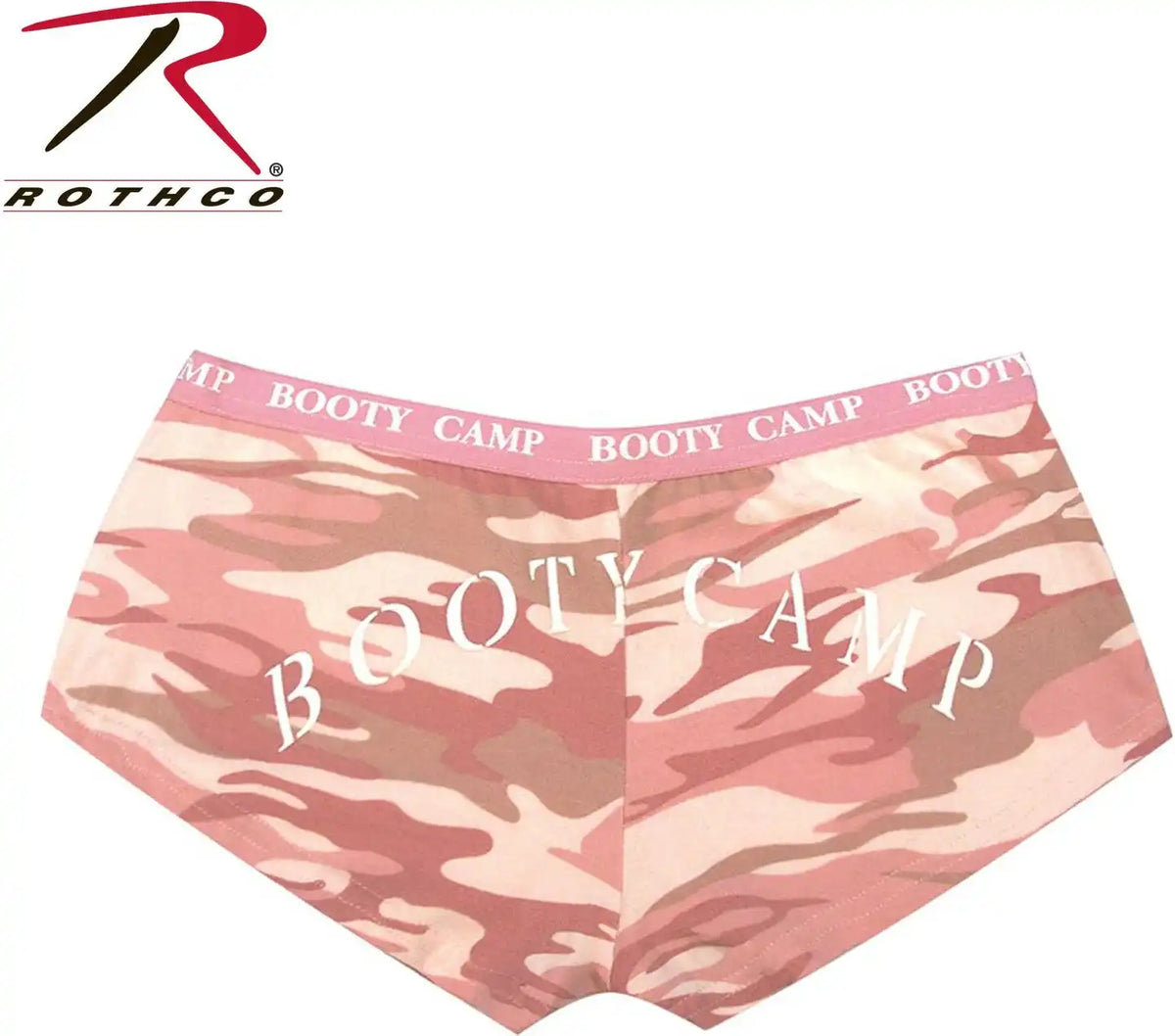 Rothco Baby Pink Camo ?Booty Camp’ Booty Shorts & Tank Top