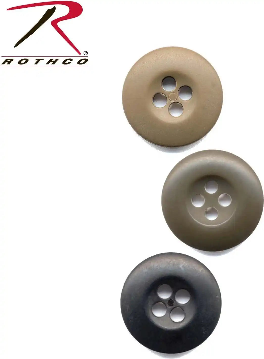 Rothco Bdu Buttons Bag of 100