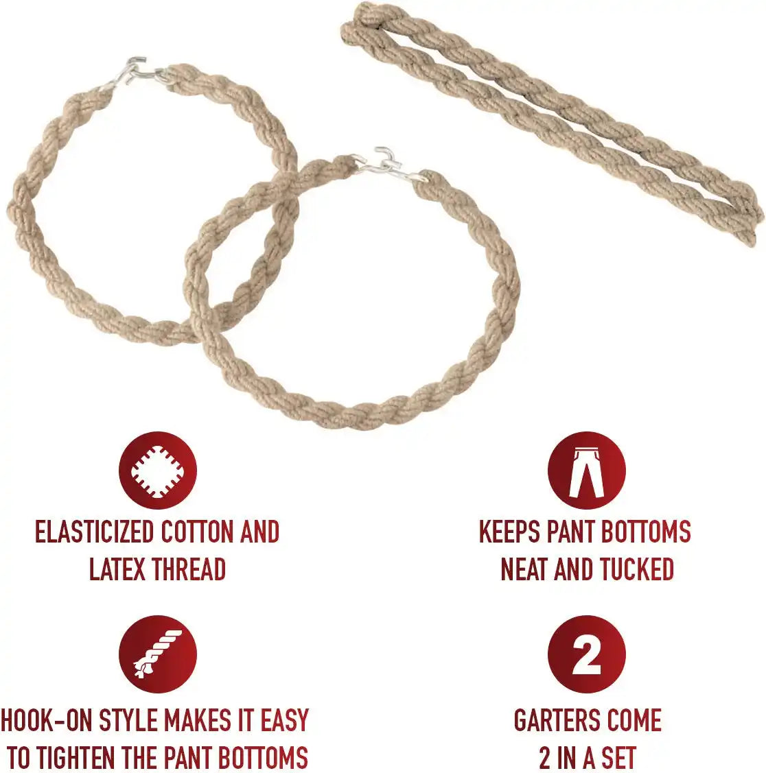 Rothco Blousing Garter Straps