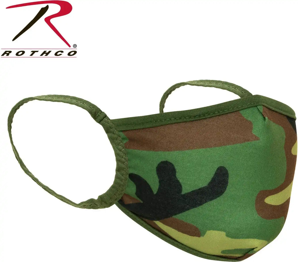 Rothco Camo 3 Layer Polyester Face Mask