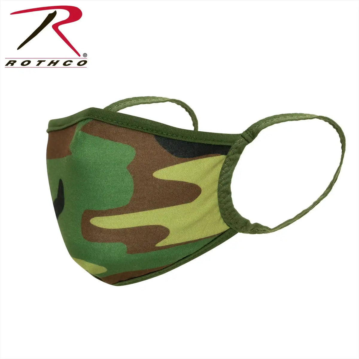 Rothco Camo 3 Layer Polyester Face Mask