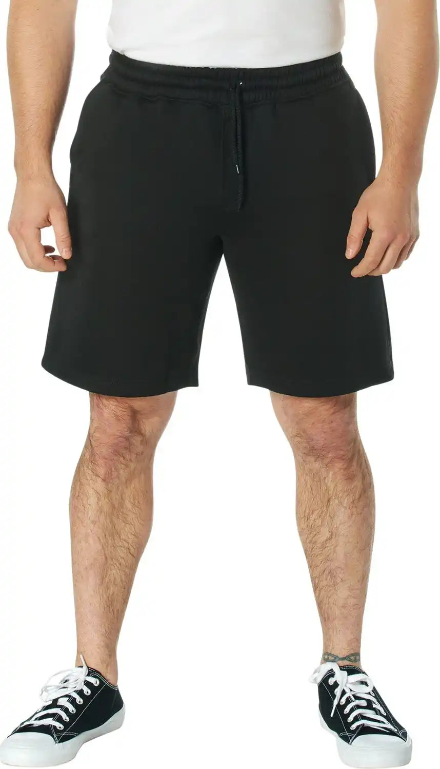 Rothco Camo and Solid Color Sweatshorts - Black / s