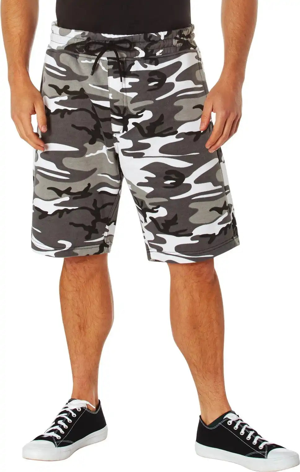 Rothco Camo and Solid Color Sweatshorts - City / m