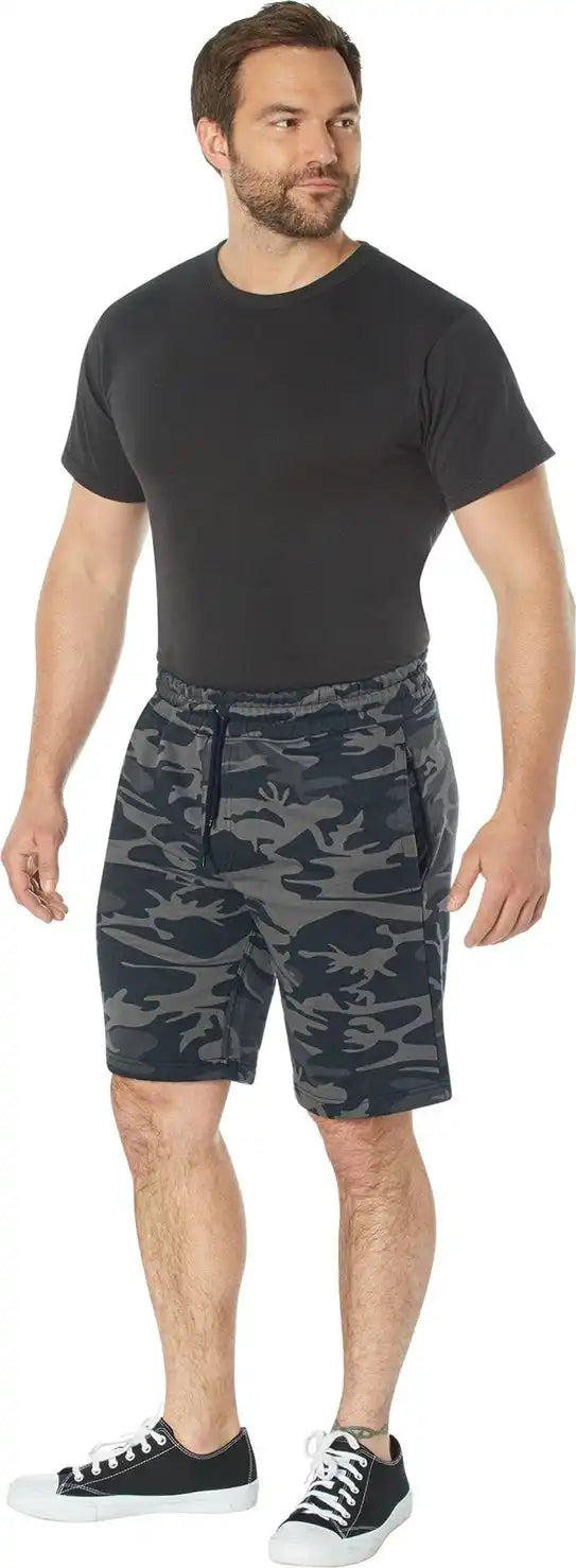 Rothco Camo and Solid Color Sweatshorts