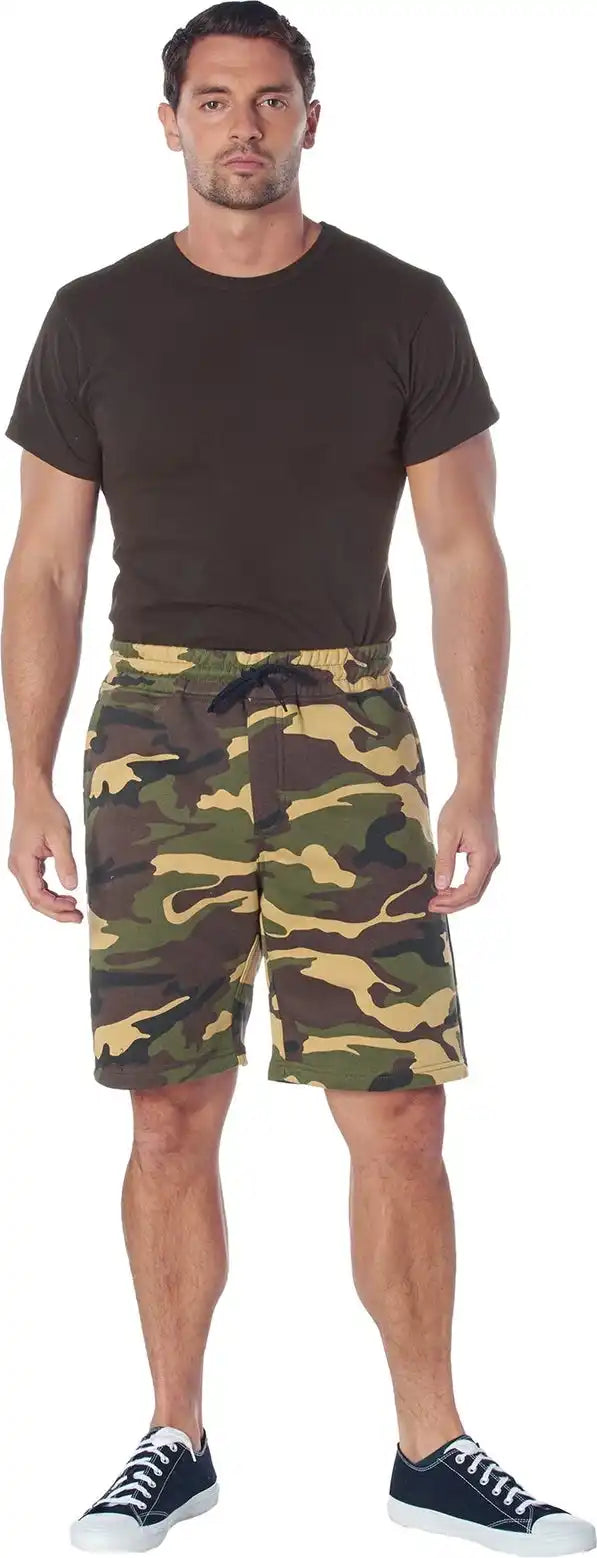 Rothco Camo and Solid Color Sweatshorts