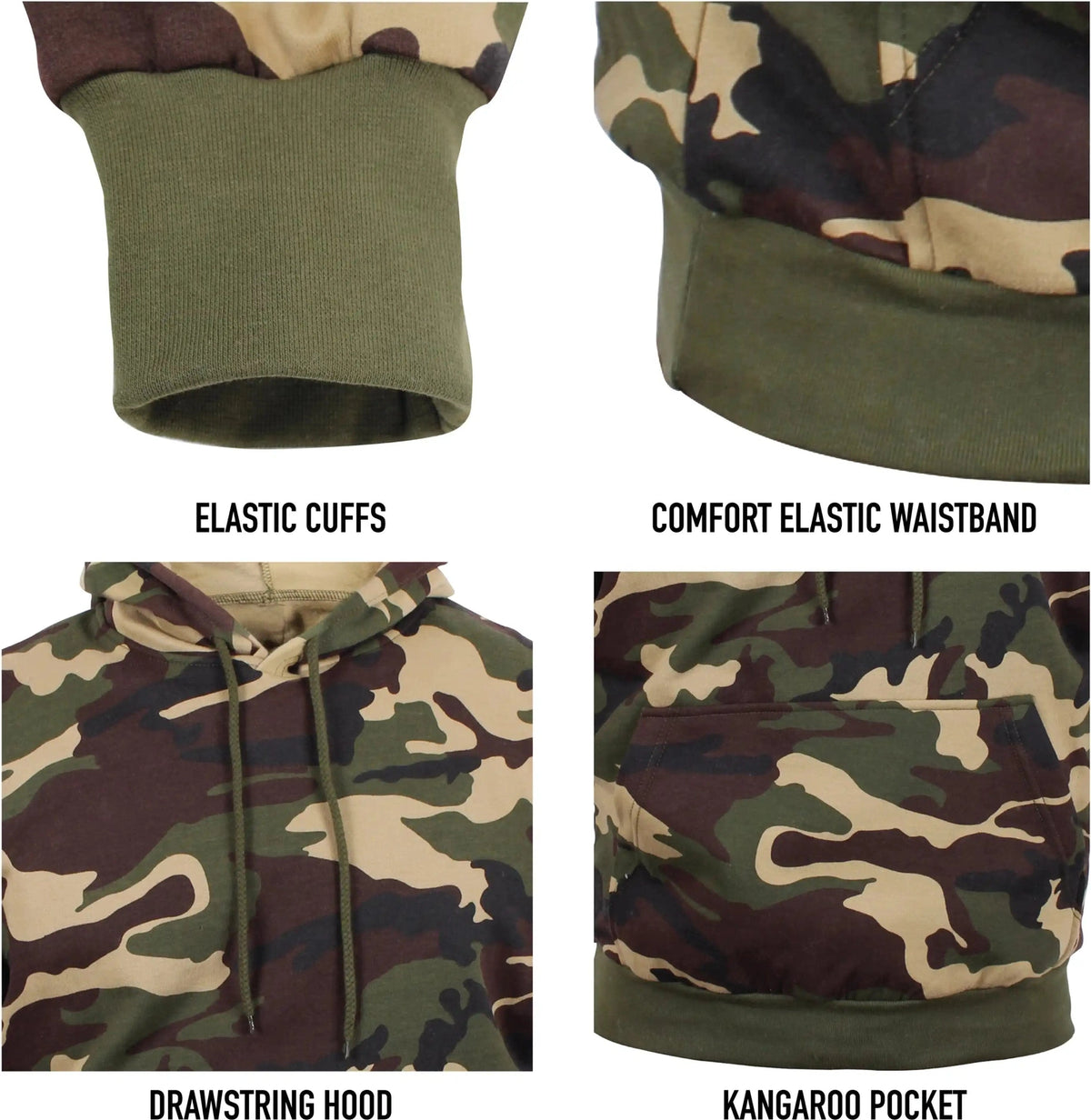 Rothco Camo Pullover Hooded Sweatshirt