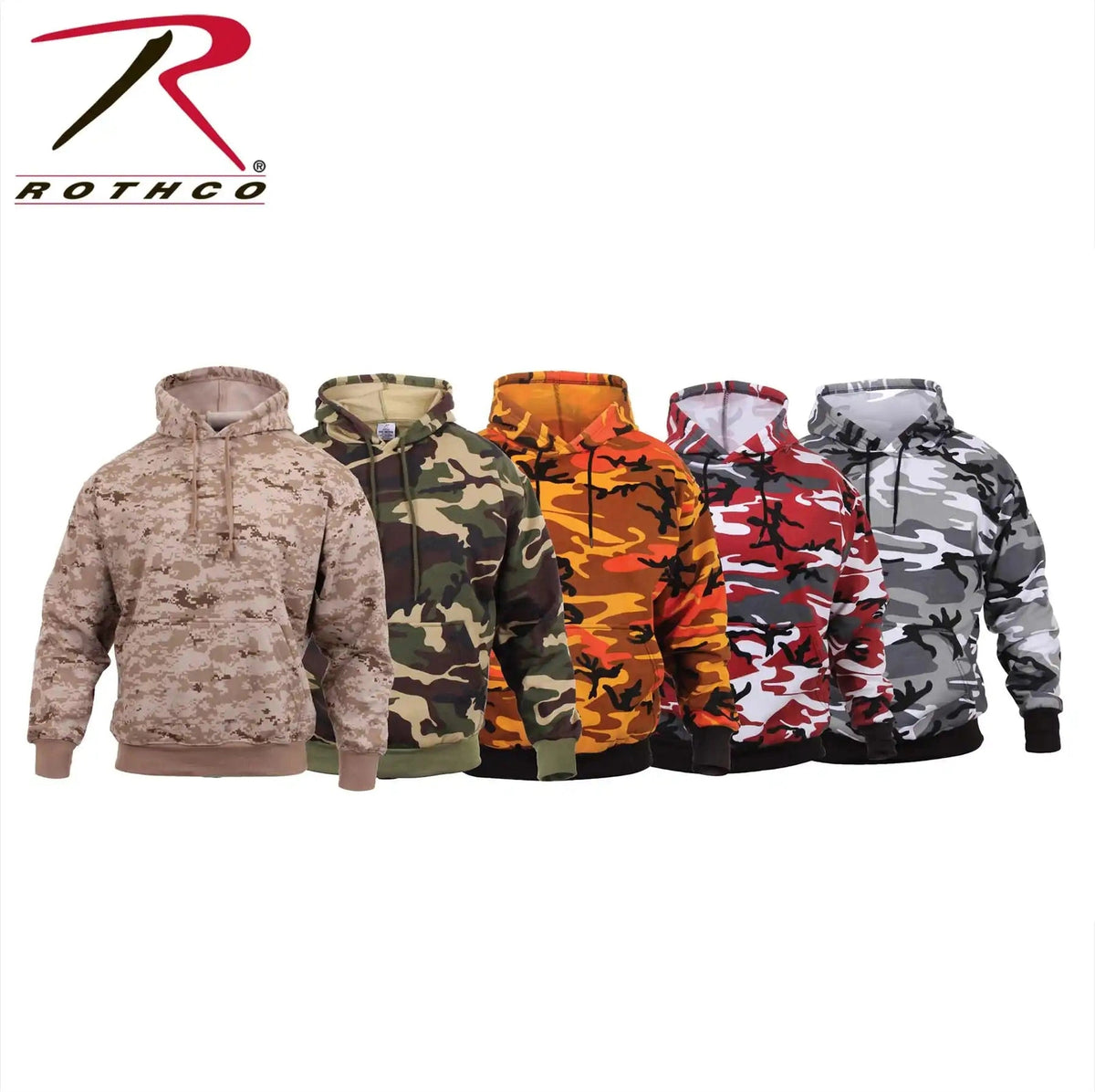 Rothco Camo Pullover Hooded Sweatshirt