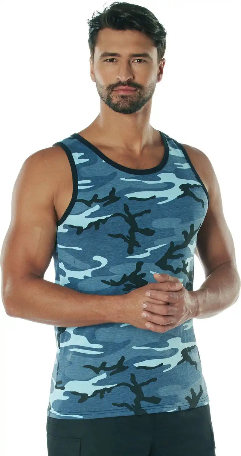 Rothco Camo Tank Top - Sky Blue / s
