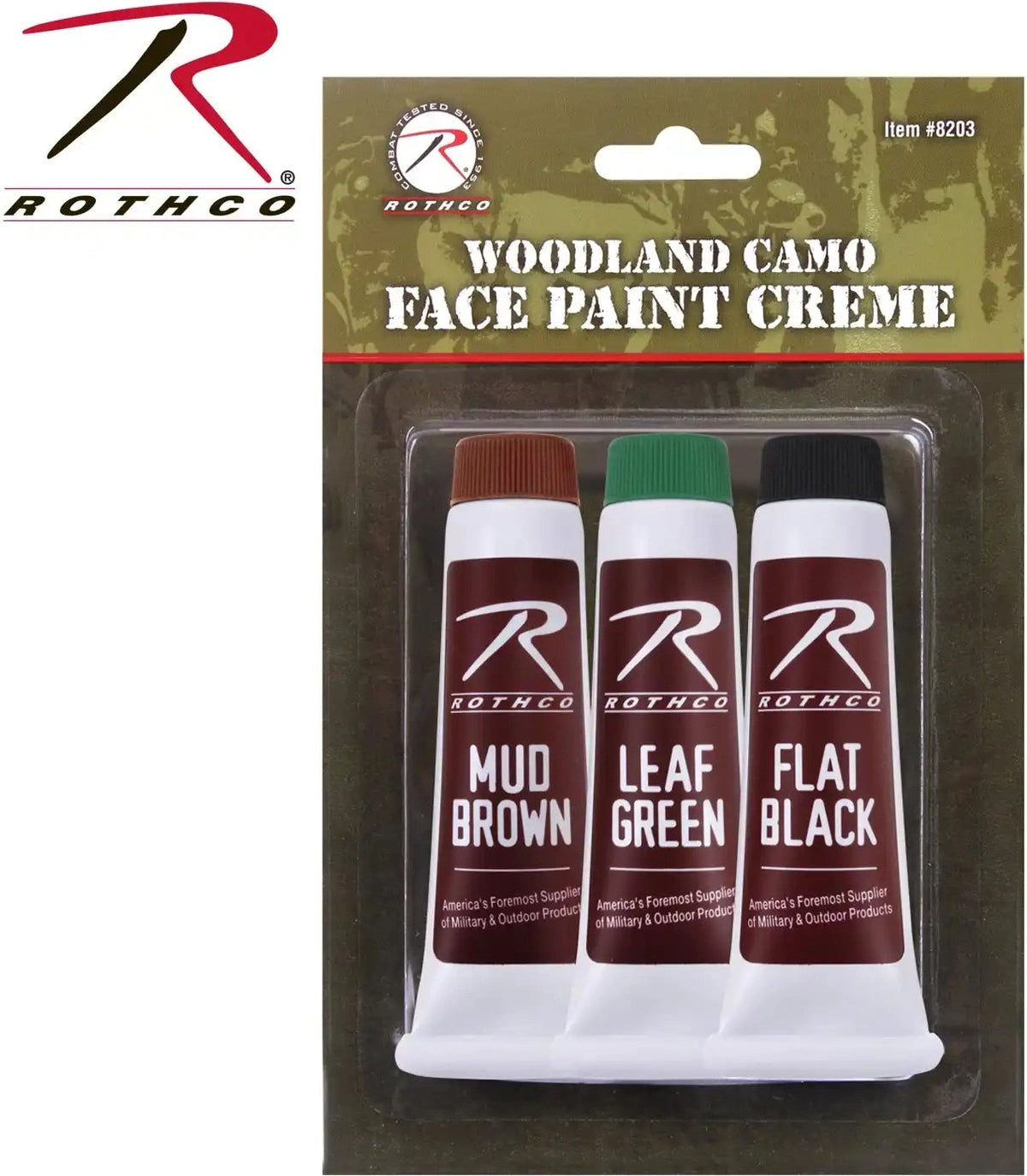 Rothco Camouflage Face Paint Creme Green