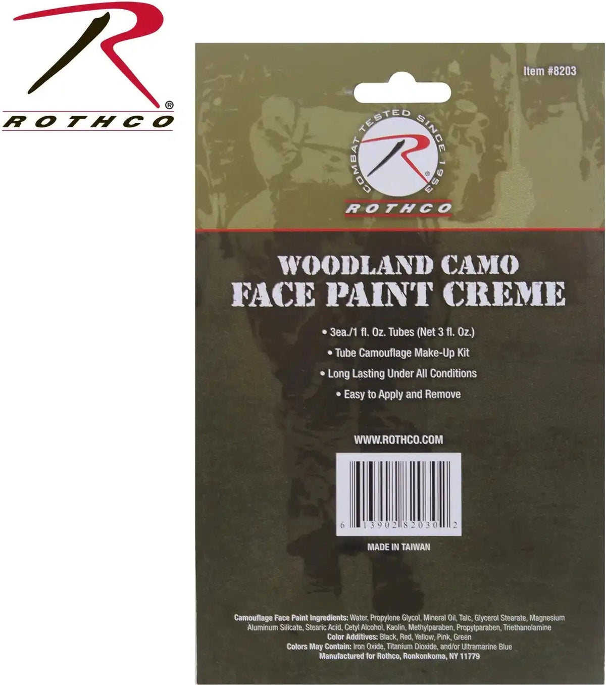 Rothco Camouflage Face Paint Creme Green