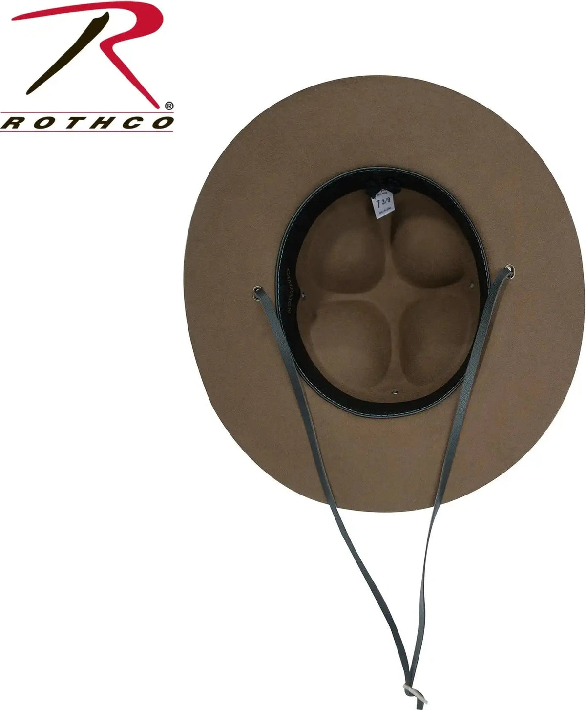 Rothco Campaign Hat - Brown / 7 1/2