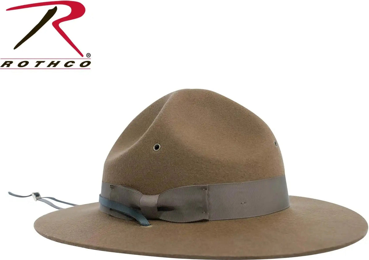 Rothco Campaign Hat - Brown / 7 1/2