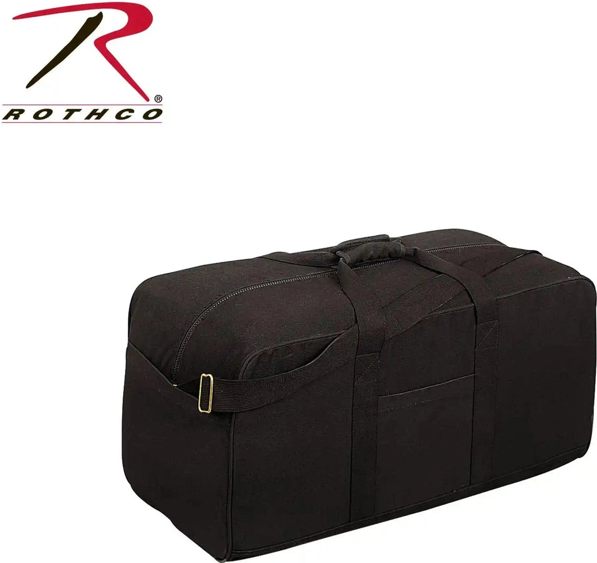 Rothco Canvas Assault Cargo Bag Black