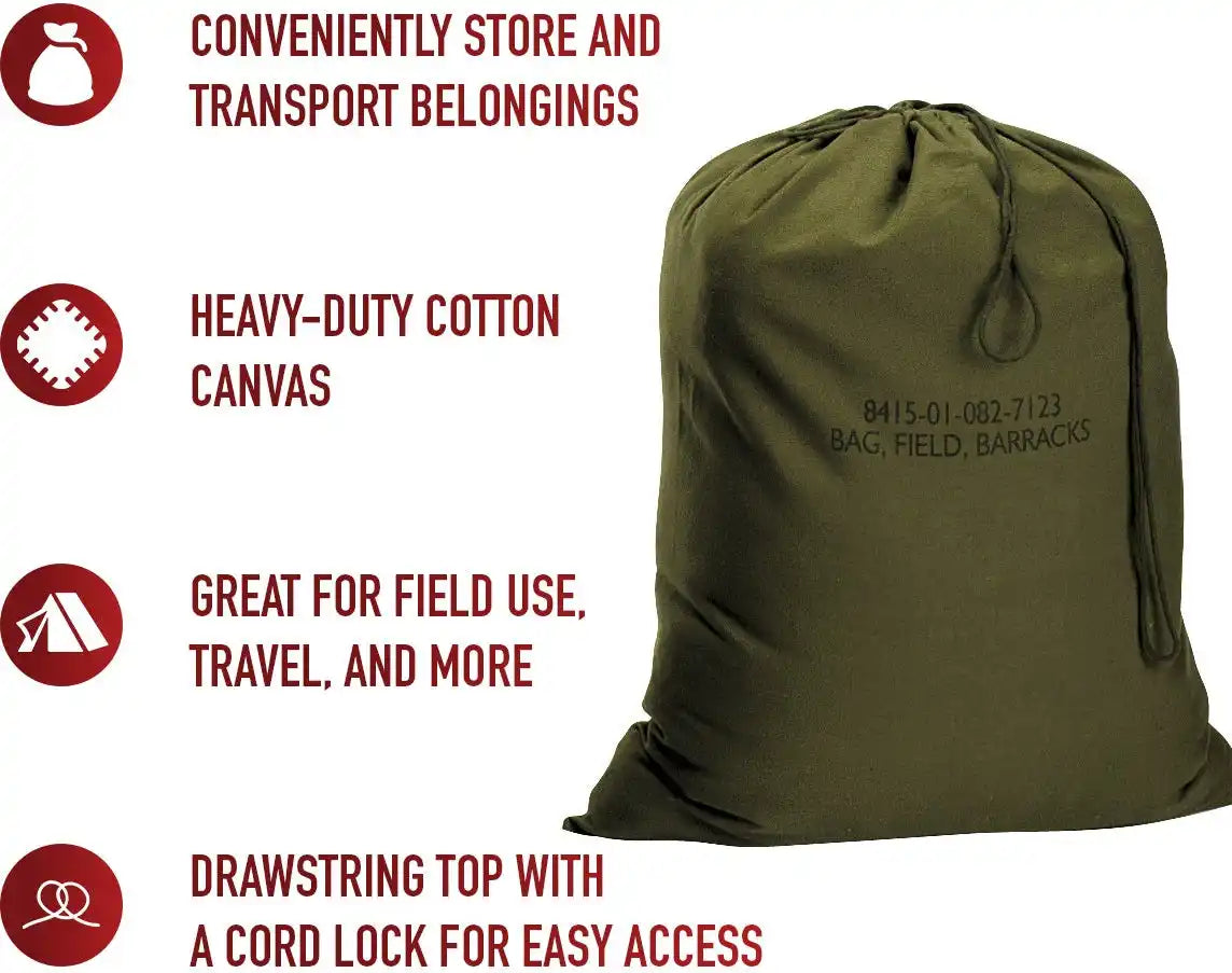 Rothco Canvas Barracks Bag