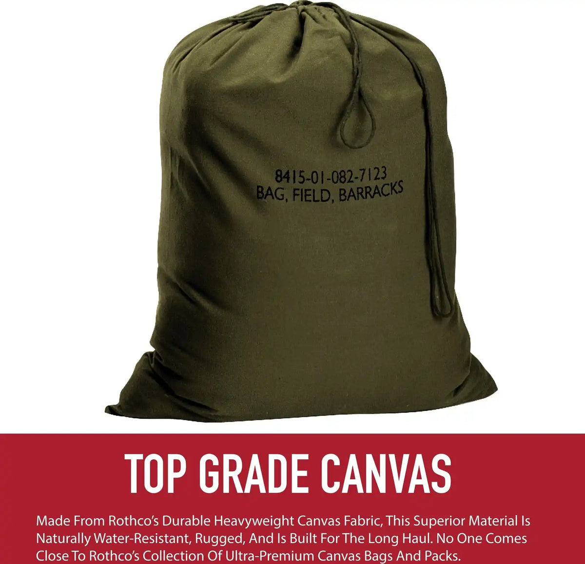 Rothco Canvas Barracks Bag