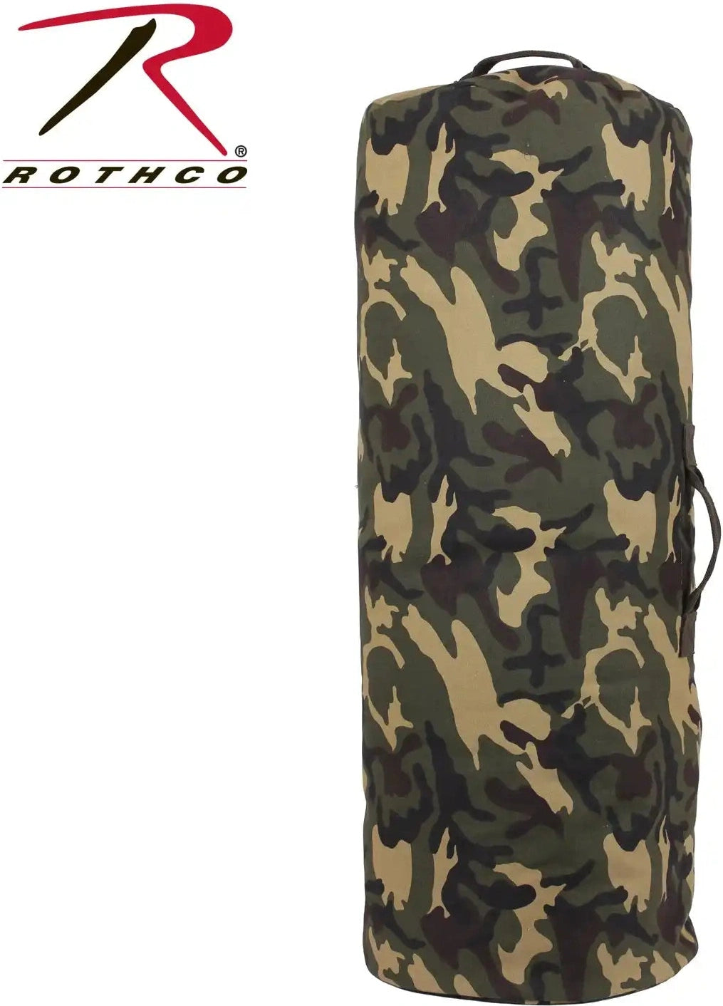 Rothco Canvas Duffle Bag with Side Zipper