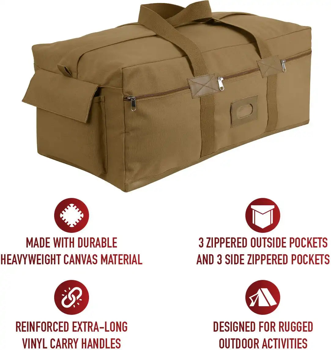 Rothco Canvas Israeli Type Duffle Bag