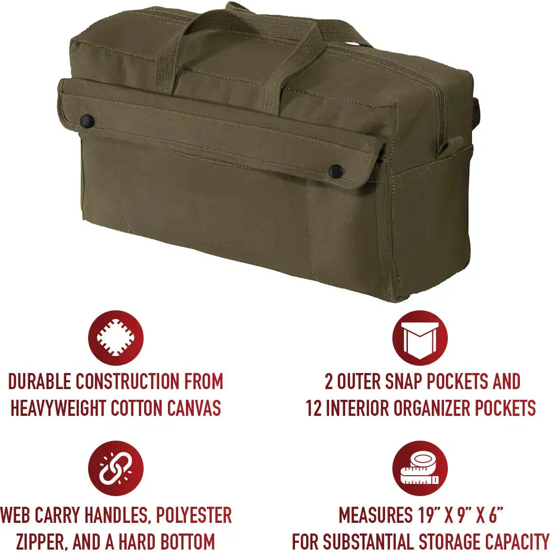 Rothco Canvas Jumbo Mechanic Tool Bag