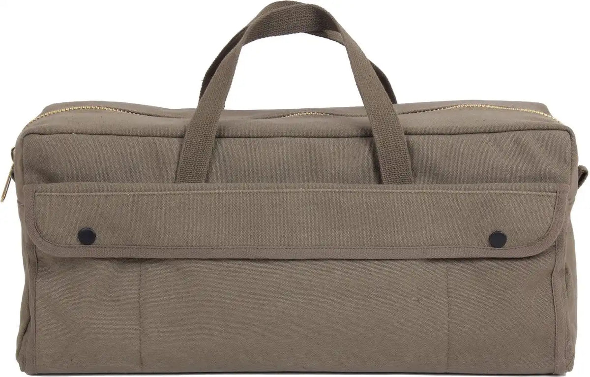 Rothco Canvas Jumbo Tool Bag with Brass Zipper