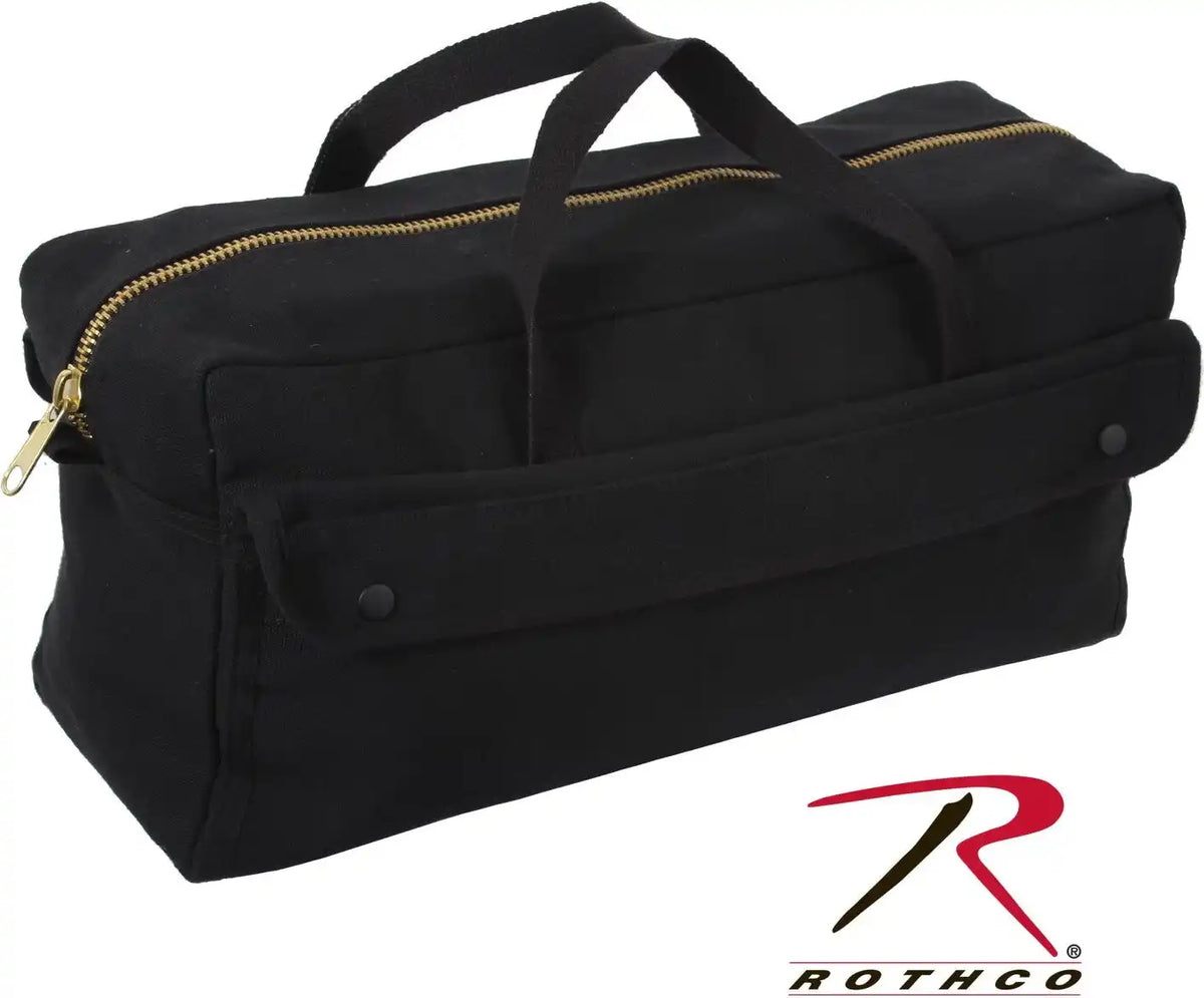 Rothco Canvas Jumbo Tool Bag with Brass Zipper