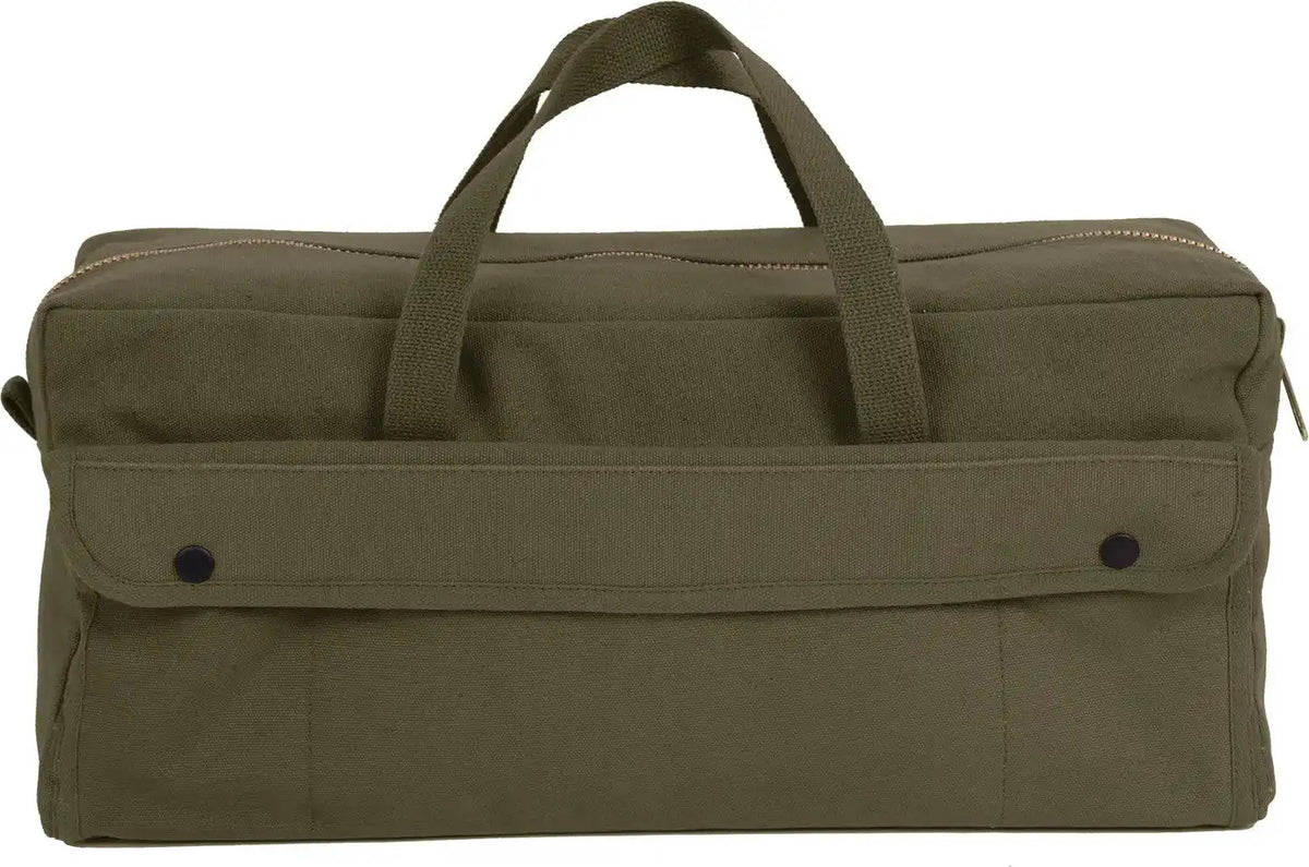 Rothco Canvas Jumbo Tool Bag with Brass Zipper