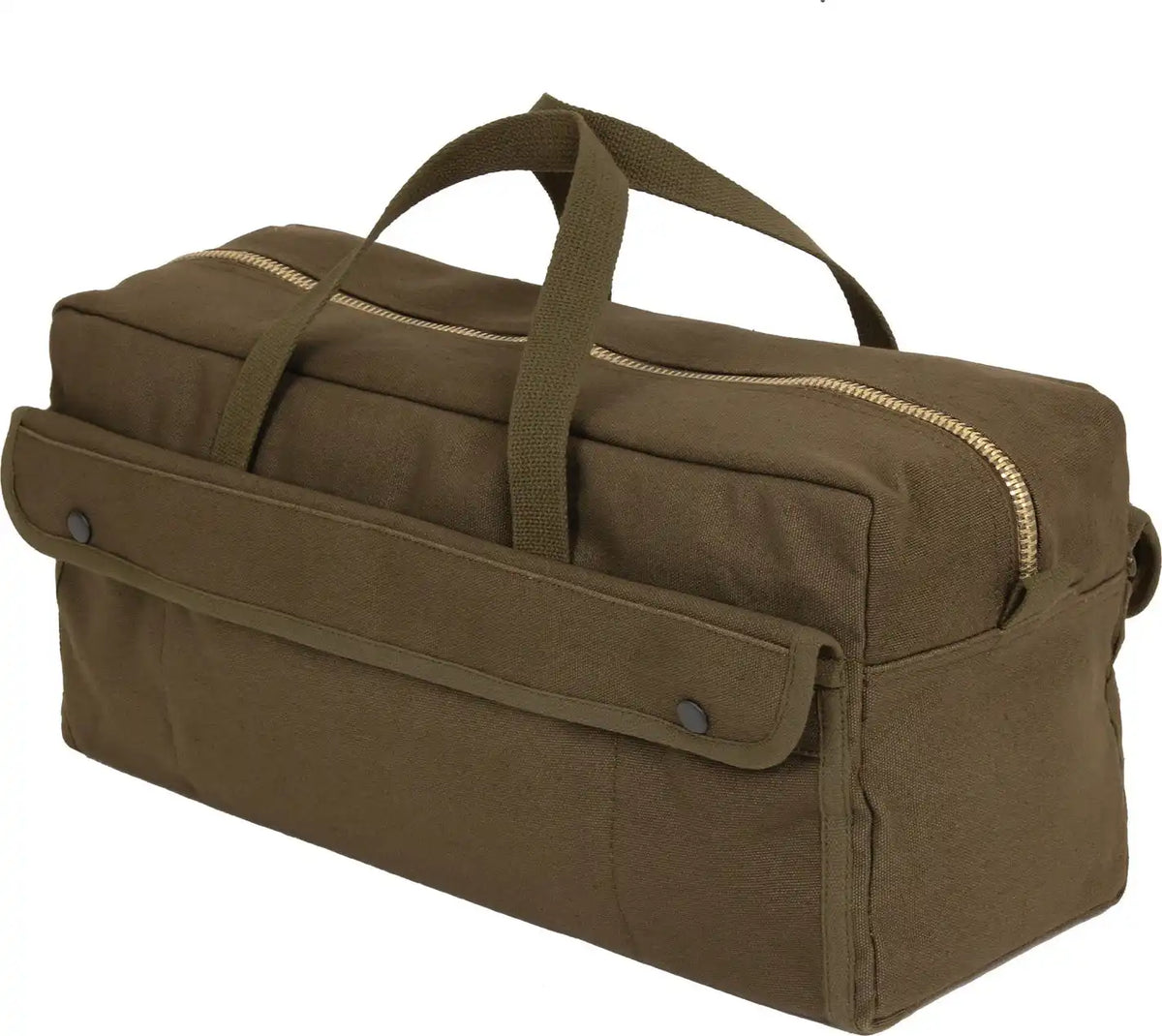 Rothco Canvas Jumbo Tool Bag with Brass Zipper
