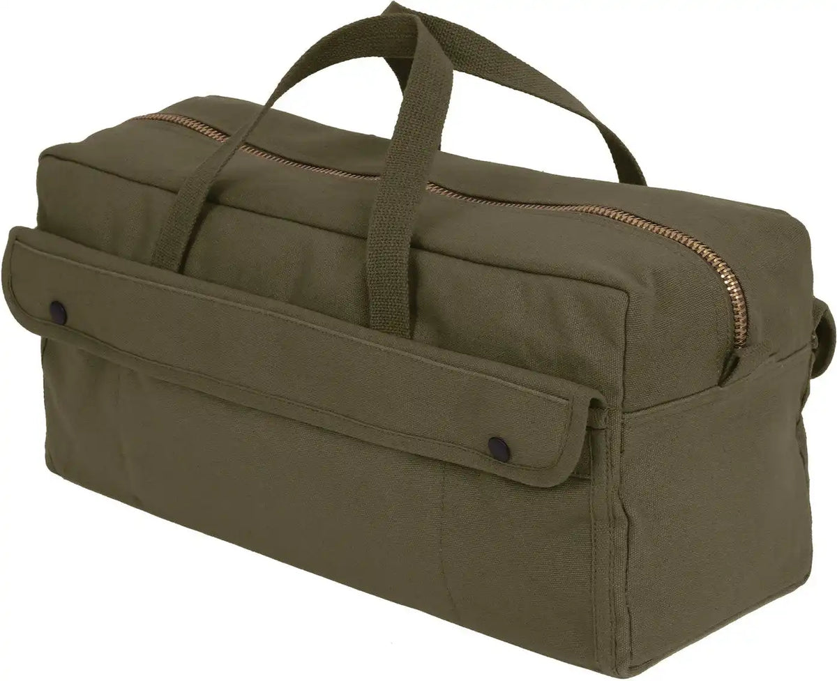 Rothco Canvas Jumbo Tool Bag with Brass Zipper