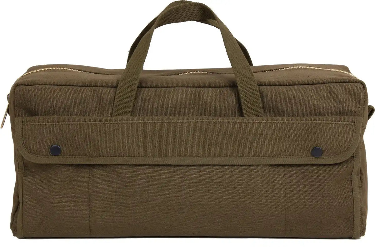 Rothco Canvas Jumbo Tool Bag with Brass Zipper