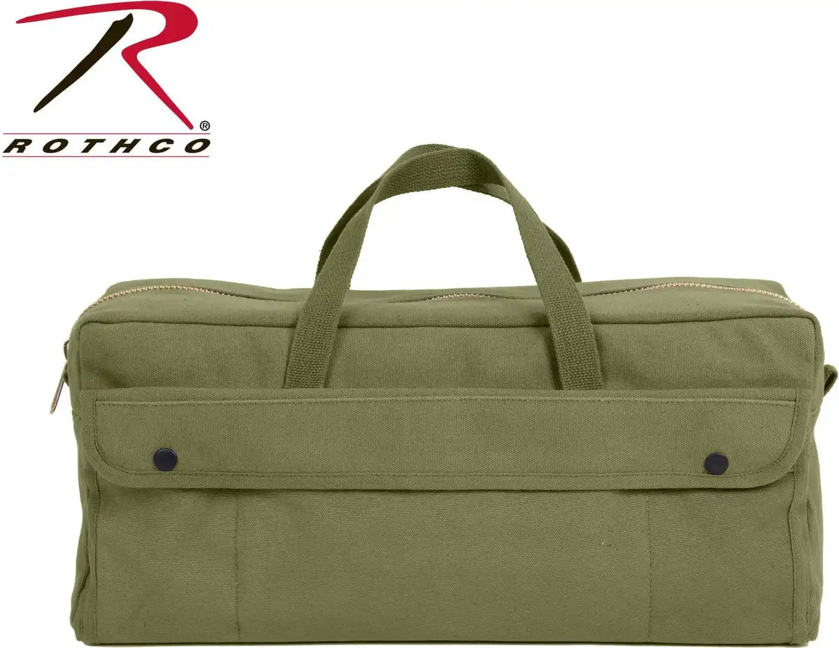 Rothco Canvas Jumbo Tool Bag with Brass Zipper