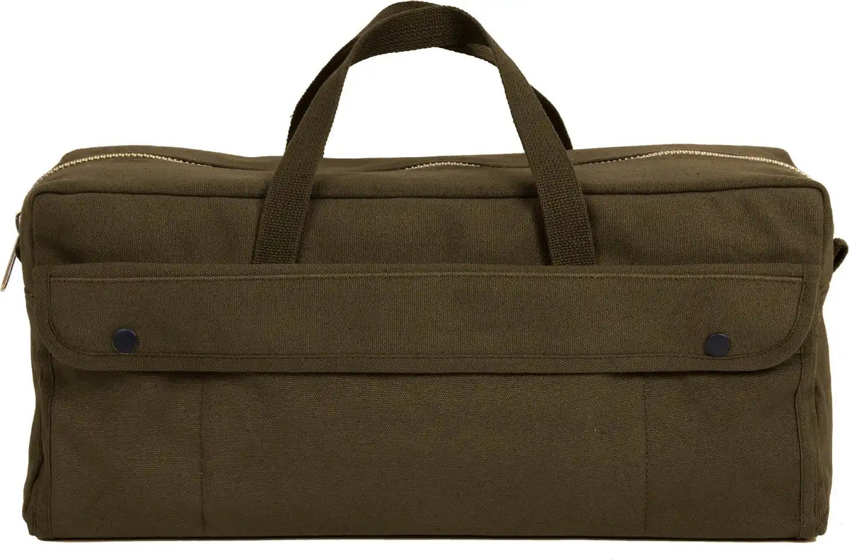 Rothco Canvas Jumbo Tool Bag with Brass Zipper