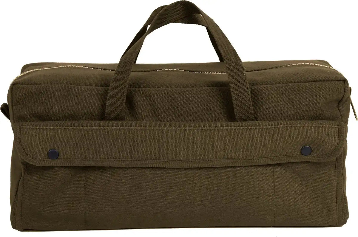 Rothco Canvas Jumbo Tool Bag with Brass Zipper