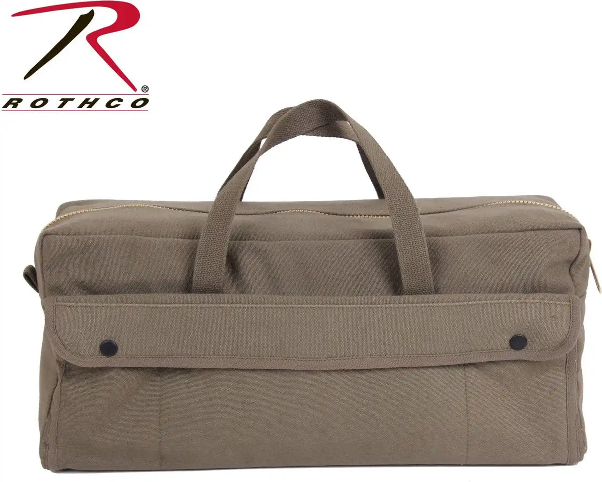 Rothco Canvas Jumbo Tool Bag with Brass Zipper